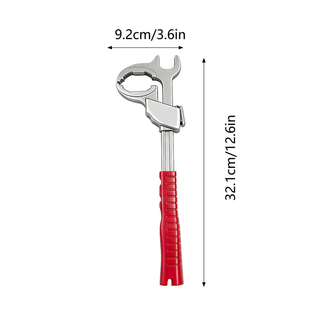 Self Adjusting Wrench Wide Jaw C Shape Tightening Tool Universal Pipe Zpaxo Other