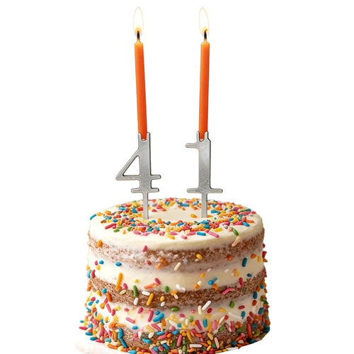 0-9 Reusable Number Birthday Candle Holder Cake Topper Decorations Zpaxo