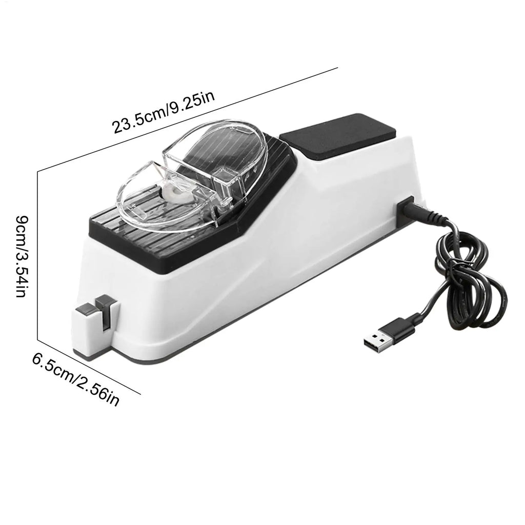 Electric Knife Sharpener Adjustable Kitchen Tool 5 Seconds Quick Zpaxo