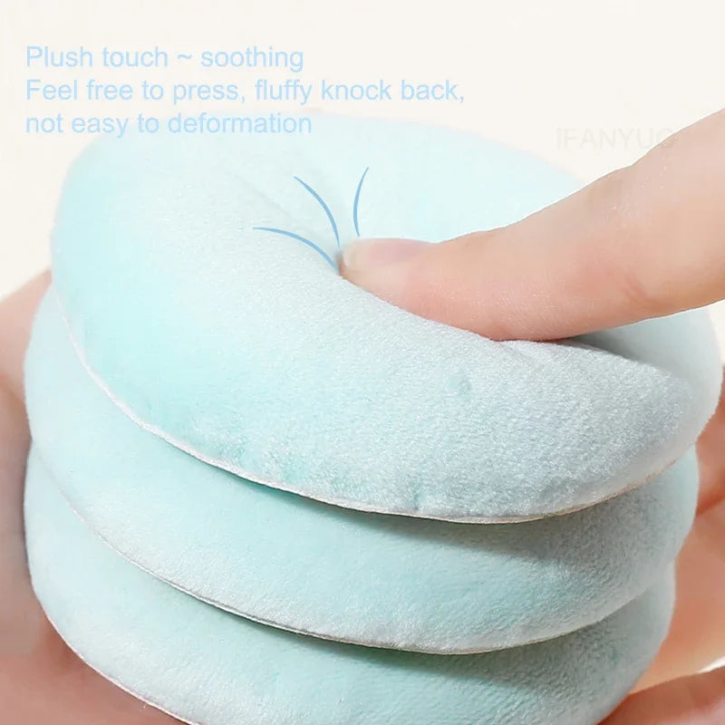 Professional Loose Powder Flocking Puff Sponge Face Cosmetic Zpaxo