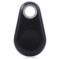 Mini Fashion Smart Dog Pets Bluetooth 4.0 GPS Tracker Anti-lost Alarm Tag Wireless Child Bag Wallet Key Finder Locator Zpaxo black with battery