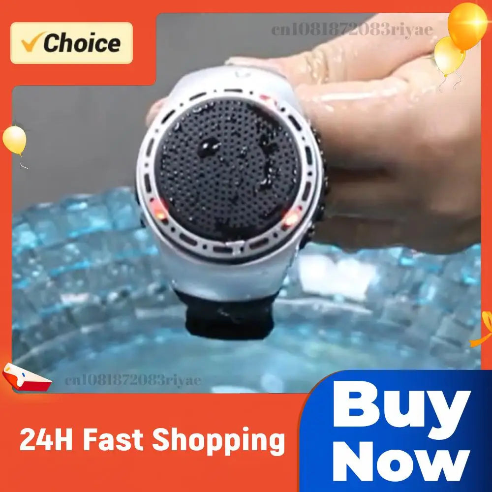 USB Rechargeable Bicycle Audio Portable Wrist Watch Speaker Cool Zpaxo