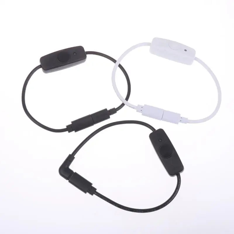 1 USB-C C Power Supply Cord 5V2A Short USB Extension Cable Off Switch Zpaxo