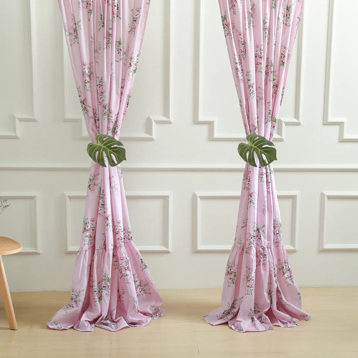No Drill Monstera Leaf Curtain Tiebacks Decorative Drapery Holdbacks Zpaxo Default Title