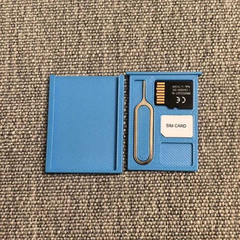 Designed Be Secure Portable Mini SIM Card Storage Box Shockproof Zpaxo