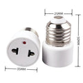 DIY E27 Bulb Base Accessory White Lamp Holder Adapter Without Light Zpaxo Onesize
