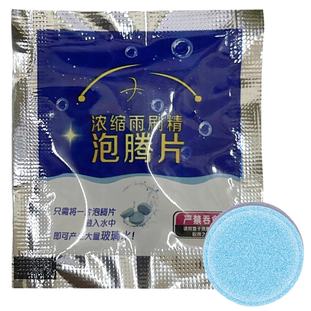 Car Windscreen Cleaner Effervescent Tablet Concentrated Tablets Zpaxo Blue