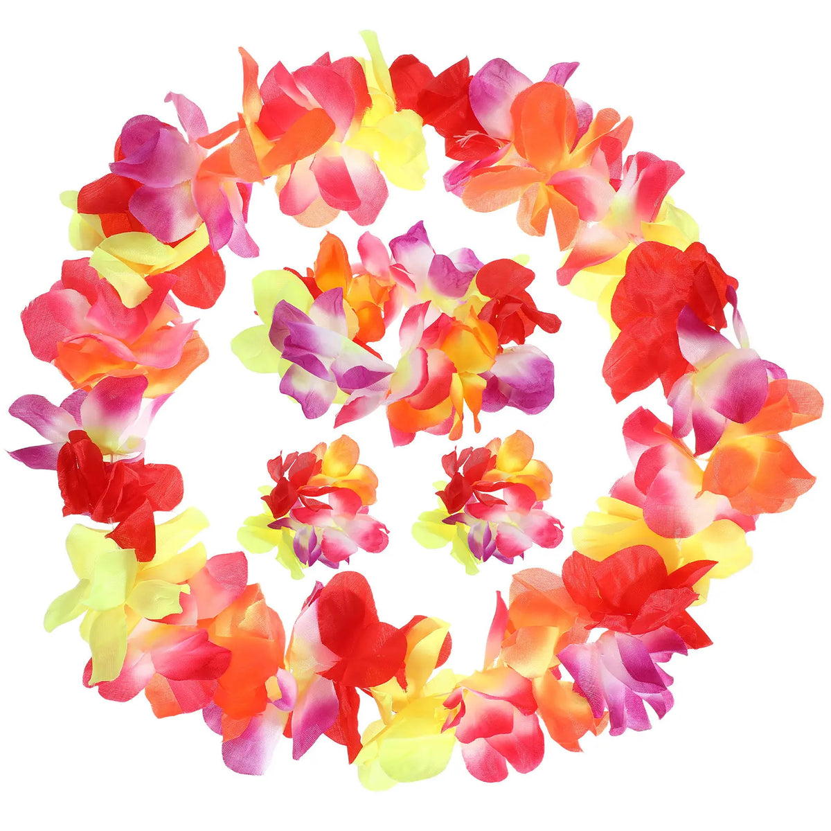 Premium Tropical Flower Accessories Necklace Headband Bracelet Zpaxo