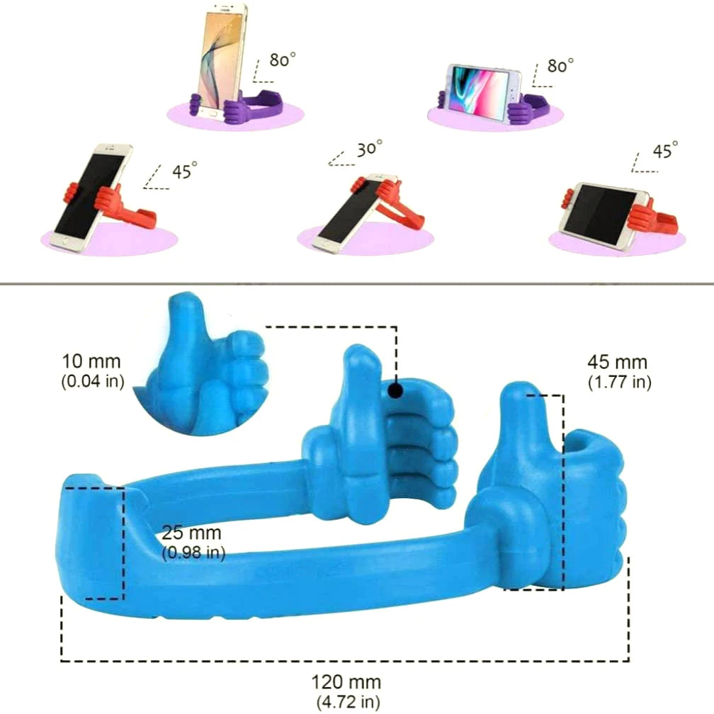 Portable Thumbs Up Mobile Phone Stand Lazy Holder Desk Tablet Bracket Zpaxo