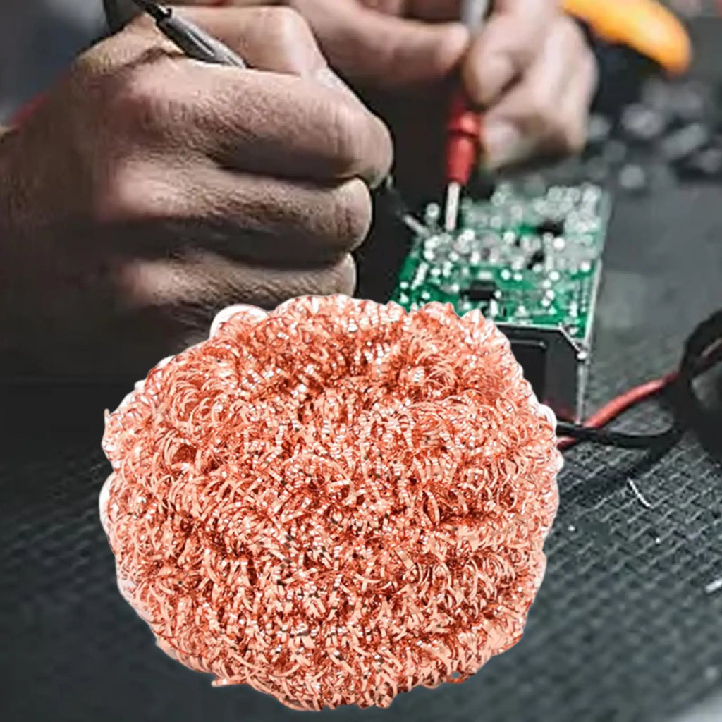 Solder Tip Cleaning Wire Sponge Temperature Resistant Soldering Iron Zpaxo