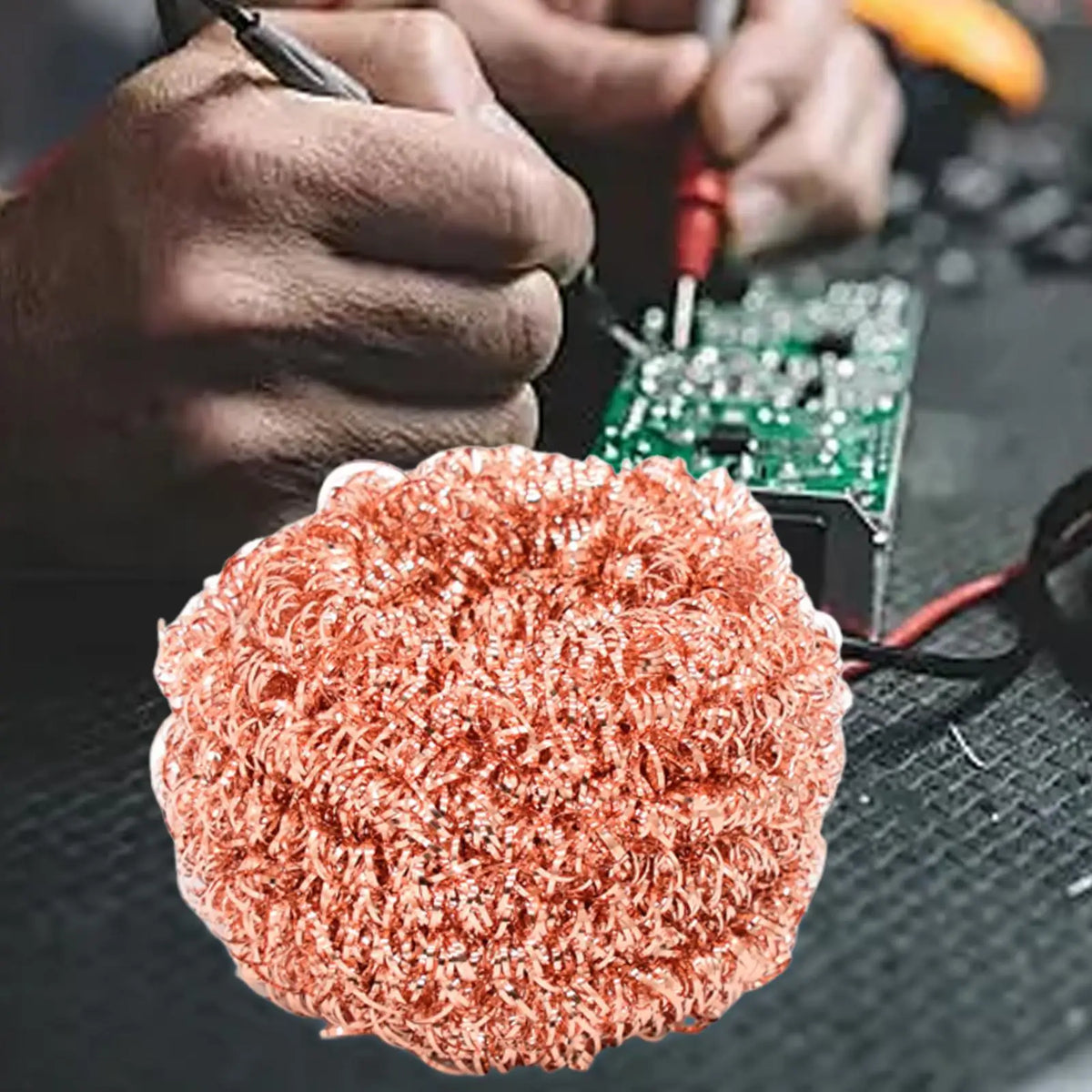 Solder Tip Cleaning Wire Sponge Temperature Resistant Soldering Iron Zpaxo