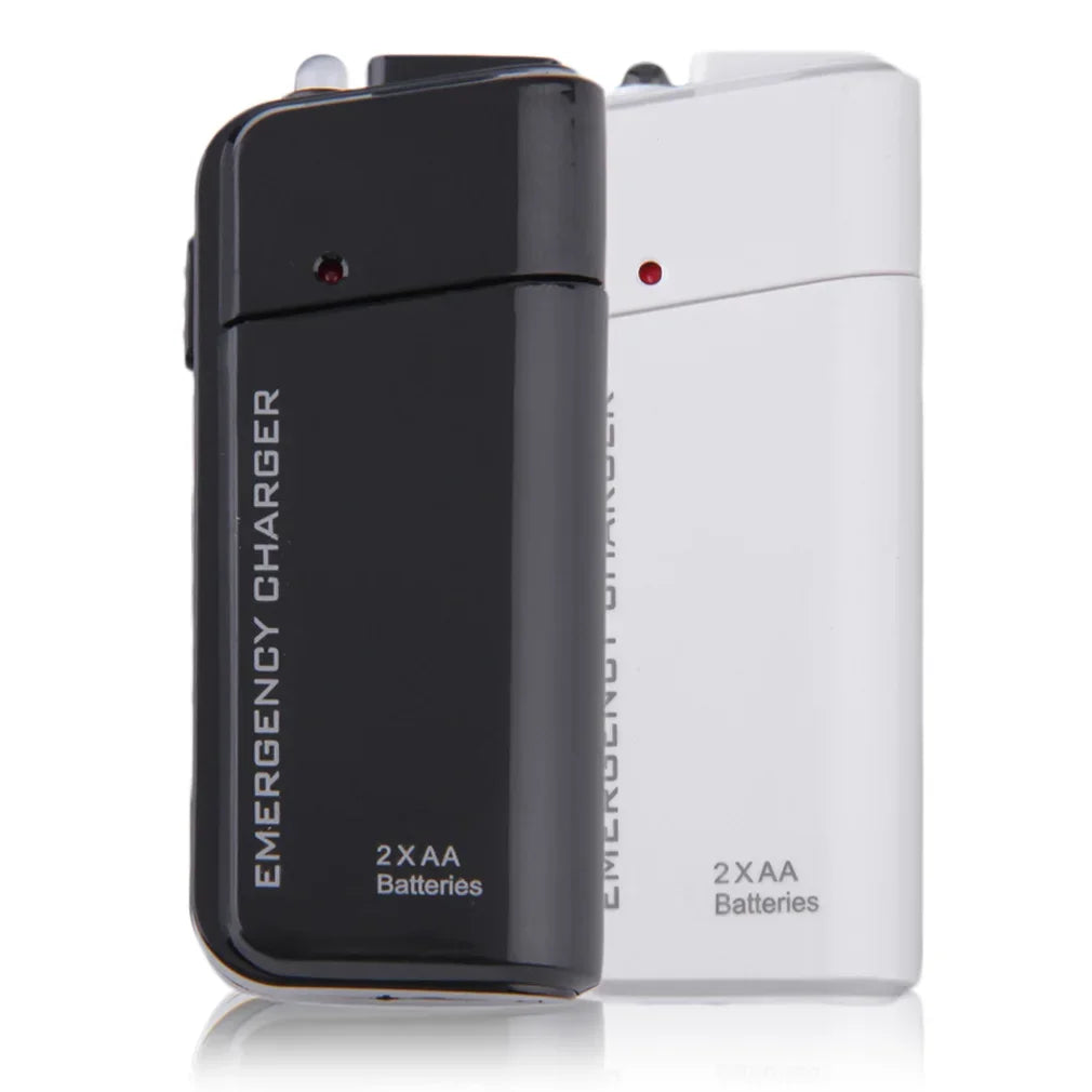 USB Emergency 2 AA Battery Extender Charger Power Bank Case Iphone Zpaxo