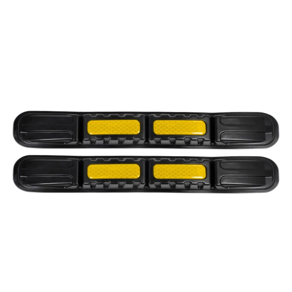 TPU Material Car Anti-collision Patch Self-adhesive Foldable Bumper Zpaxo Yellow
