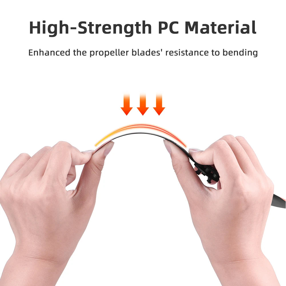 2 Pairs 9453T Propeller Quick Release Foldable Props Blade Light Zpaxo