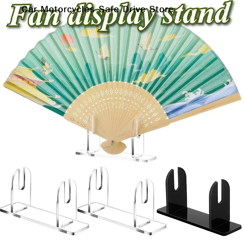 CM1 Acrylic Foldable Fan Stand Display Stands Holder Space-saving Zpaxo