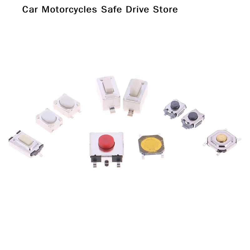 CM250Pcs 10 Types Durable Car Remote Control Tablet Actile Push Zpaxo