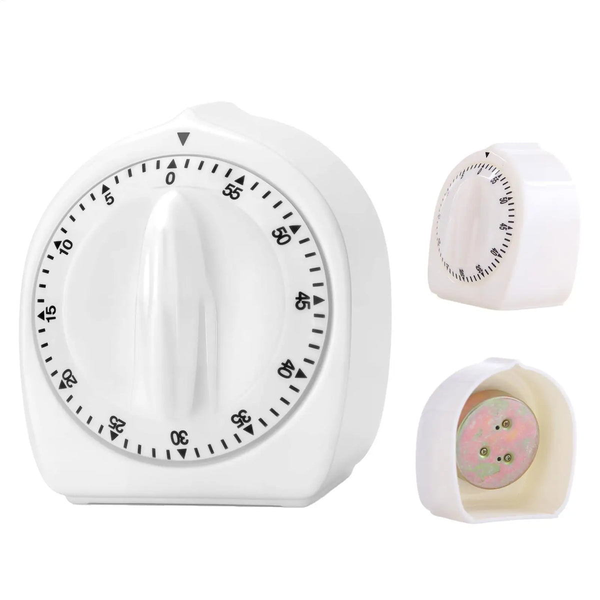 Cooking Timer Elderly 60-Min Wind Up Kitchen Loud Alarm Visual Baking Zpaxo