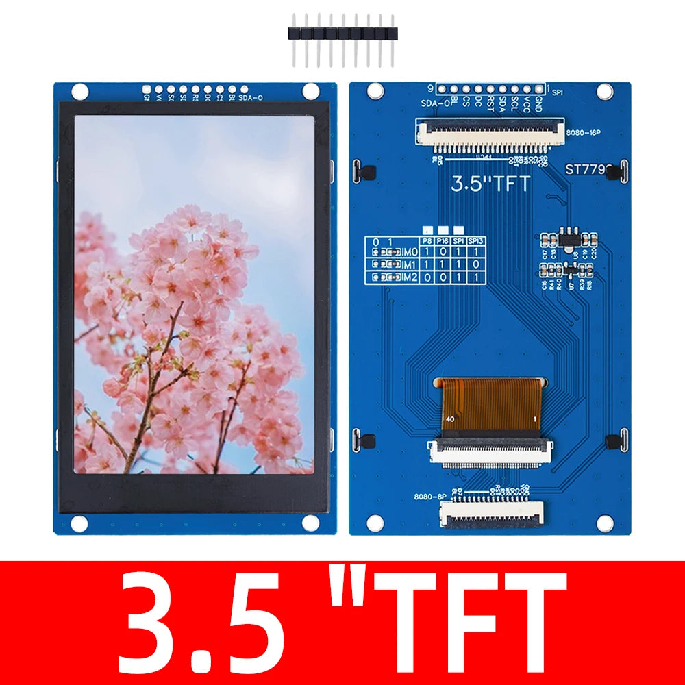 2 4 8 3 5 TFT LCD Display Module 240x320 320x480 SPI Interface Zpaxo 3.5 TFT