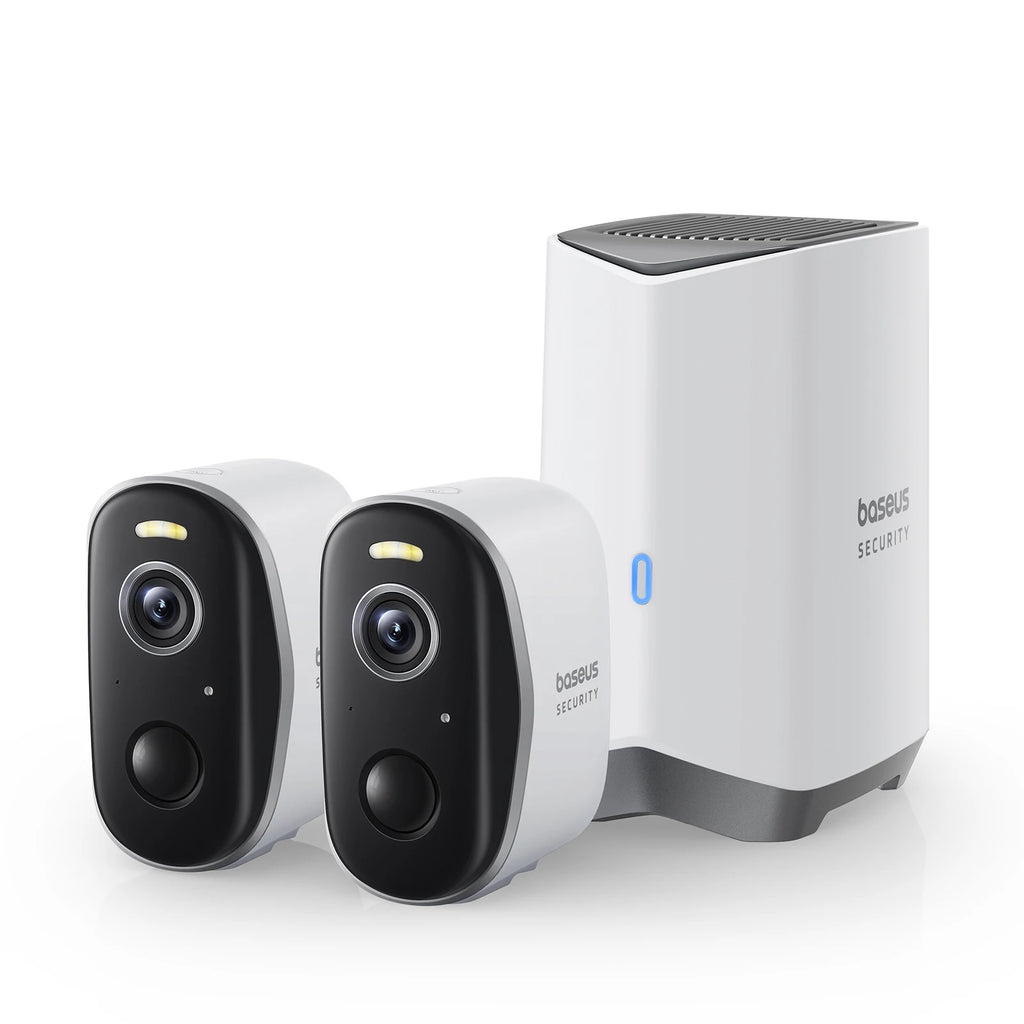 Baseus Security Protection Outdoor Camera N1 Series 2K 2-Cam Wireless Zpaxo 2-Cam Kit EU Plug China Mainland