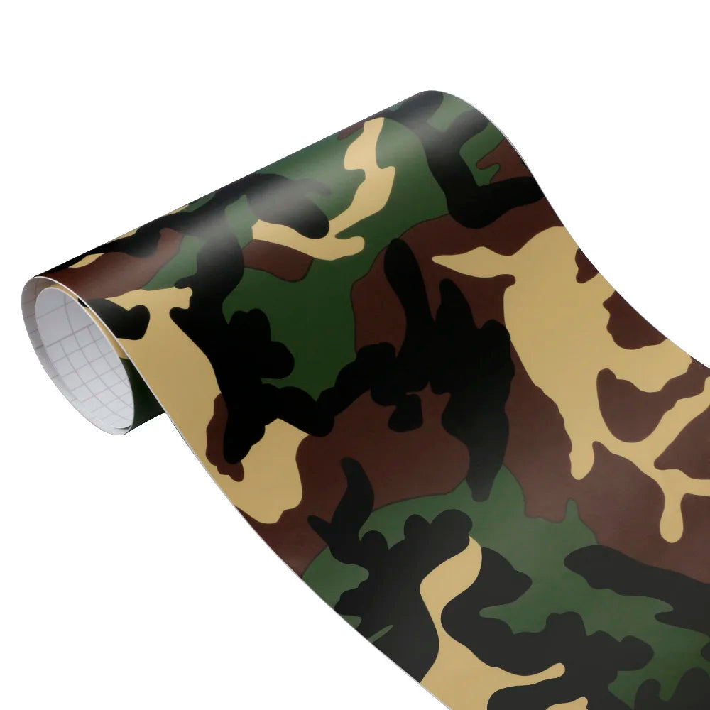 Woodland Vinyl PVC Digital Motorcycle Car Sticker Wrap Film Desert Zpaxo D