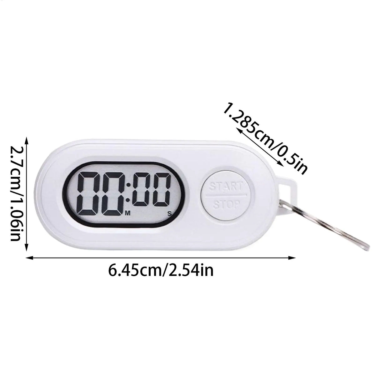 Stop Timer Clock Outdoor Sports Time Counter Watch Pocket Ornament Zpaxo