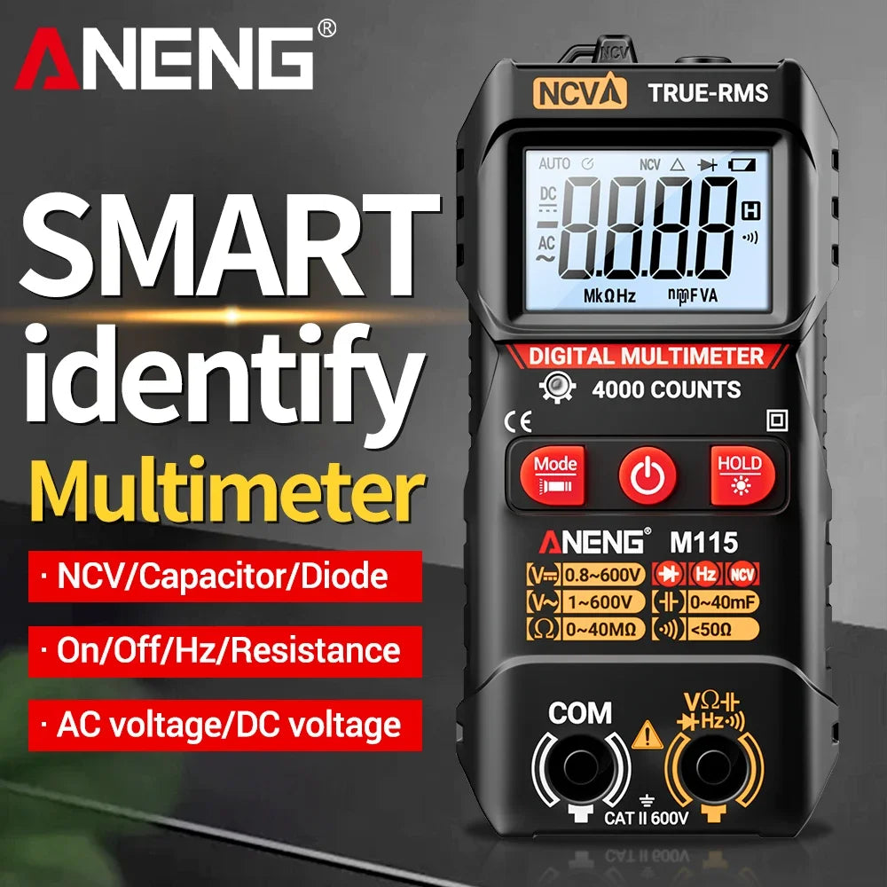 Mini Digital Multifunctional Detector ANENG M115 Electrician Tester Zpaxo