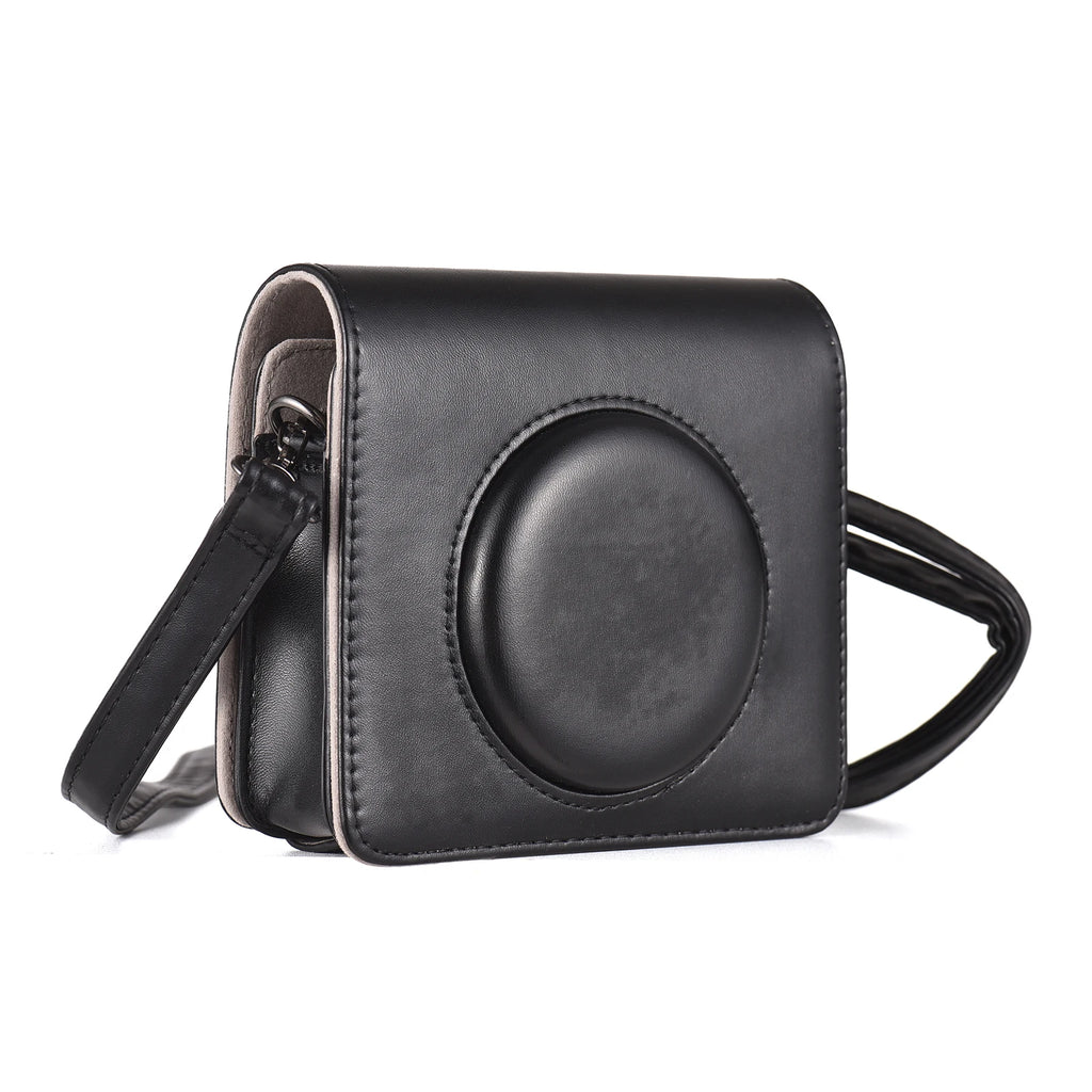 Portable Instant Camera Bag Case Retro PU Leather Carrying Zpaxo