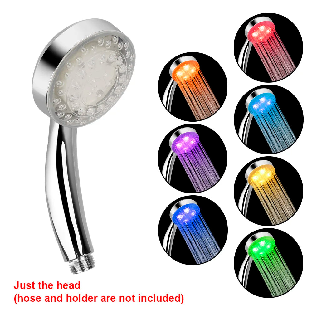 Ultra-quiet 3 Colors Temperature Sensor Rainfall Spray 7 Gradual Zpaxo