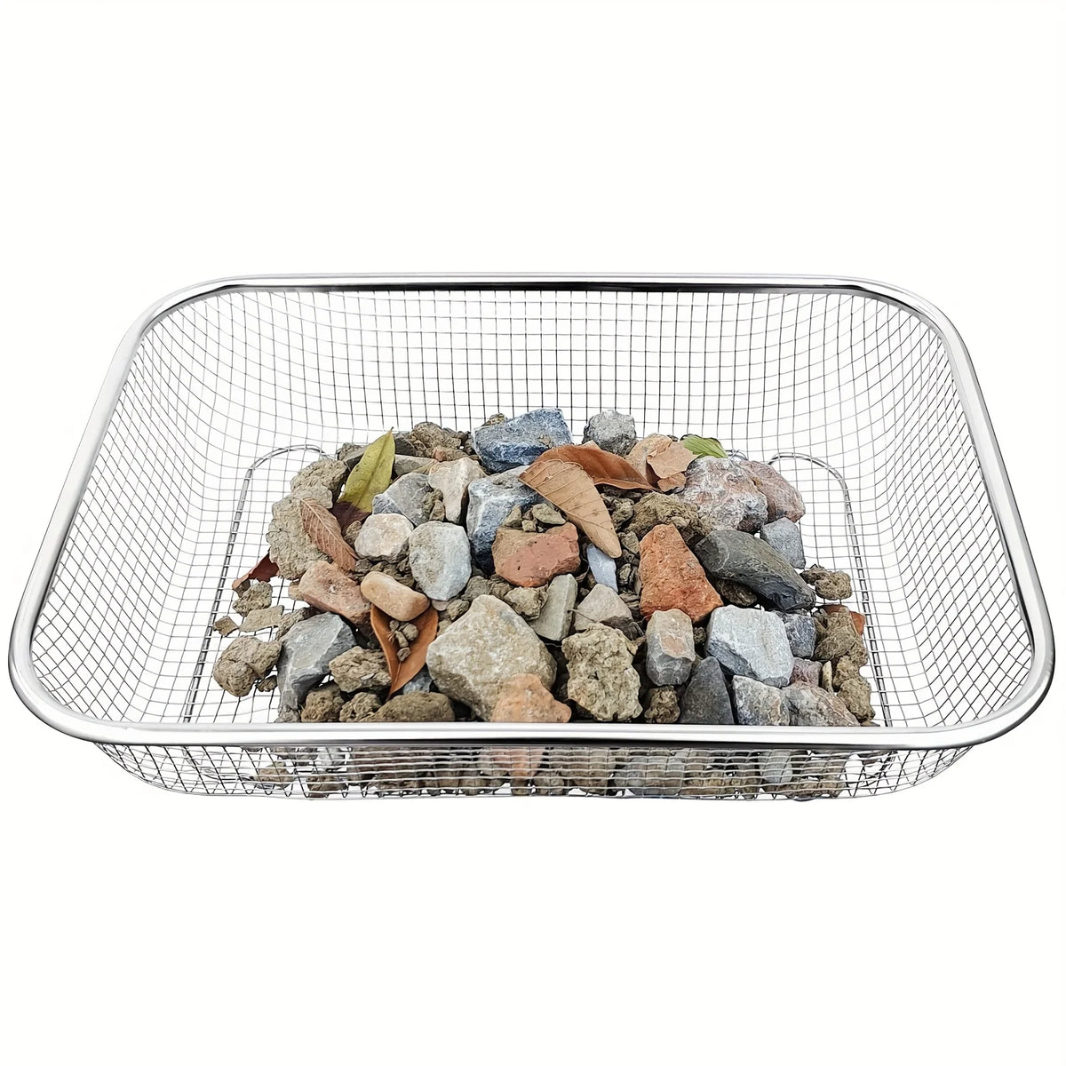 Stainless Steel Soil Sieve Mesh Gardening Rock Filtering Composting Zpaxo 1pc