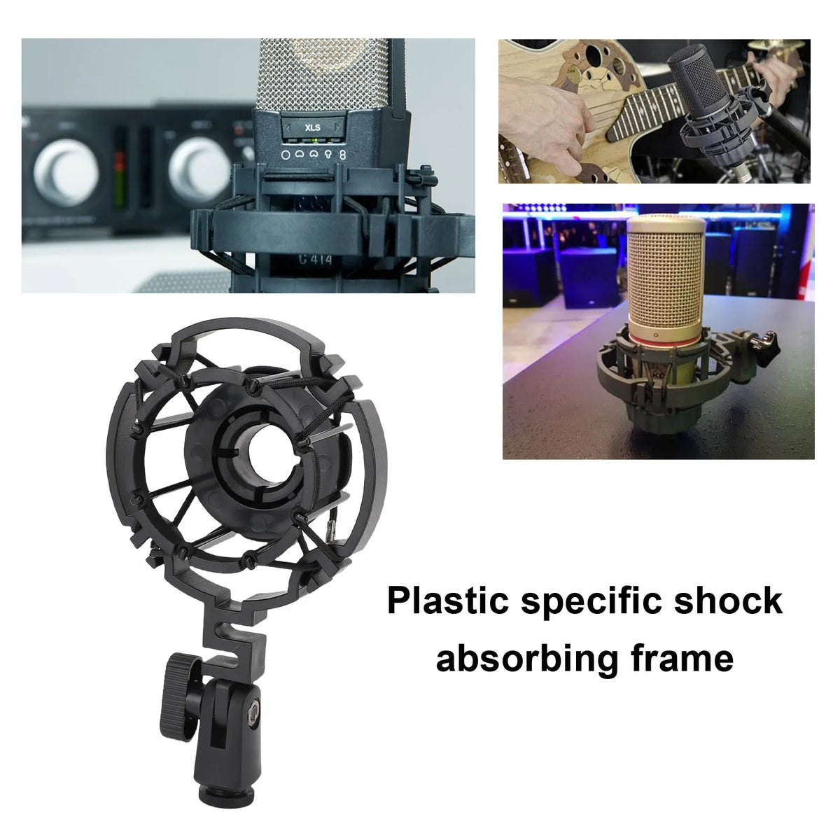 Shock Mount Fit C2000 C3000 C4000 C214 C314 C414 Microphone Zpaxo