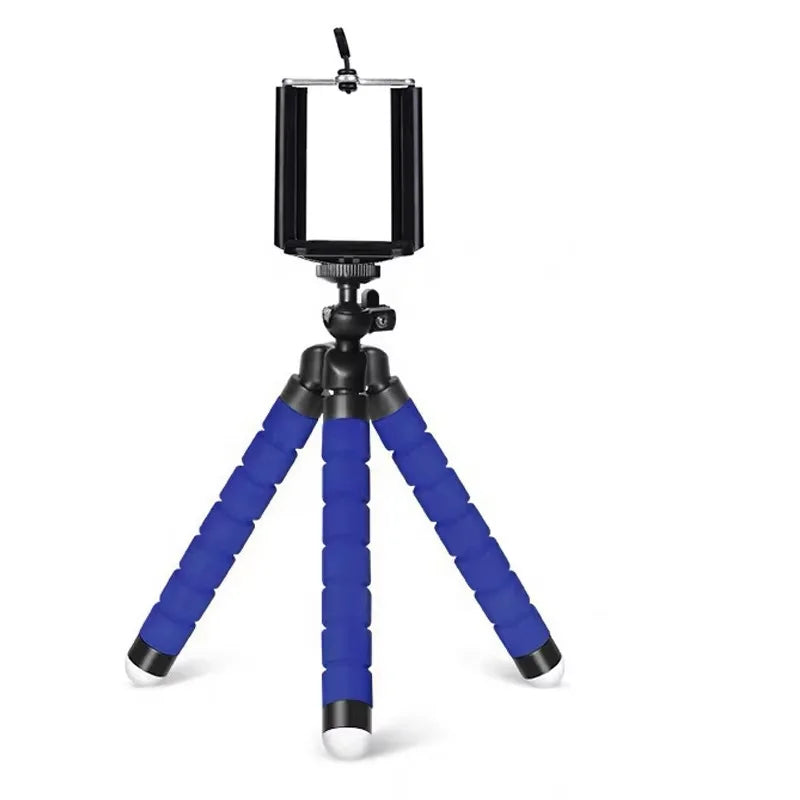 Sponge Octopus Tripod Universal Lazy Mobile Phone Holder Portable Zpaxo Blue