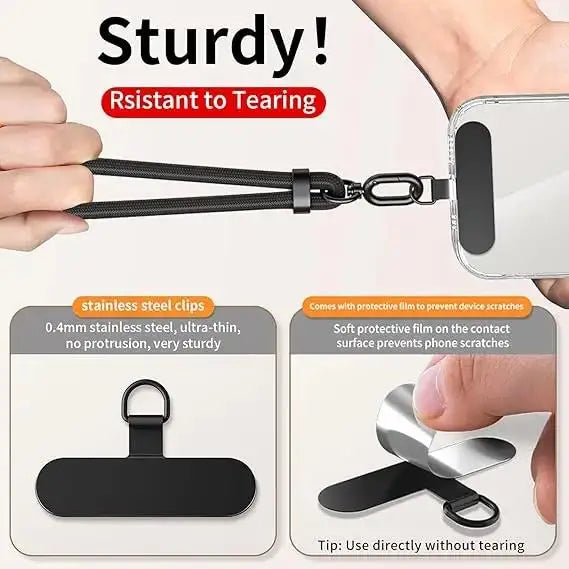 Universal 360 Rotation Adjustable Mobile Phone Lanyard Wrist Strap Zpaxo