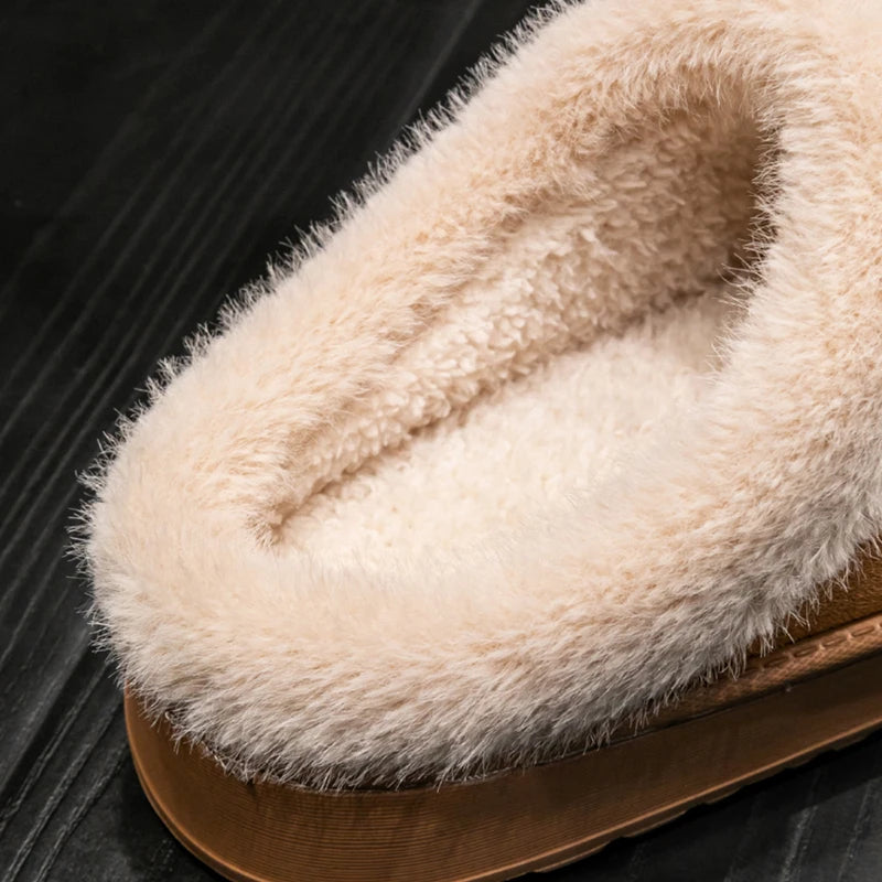 Women's Winter Slippers Non-slip Indoor House Shoes Plush Fleece Zpaxo