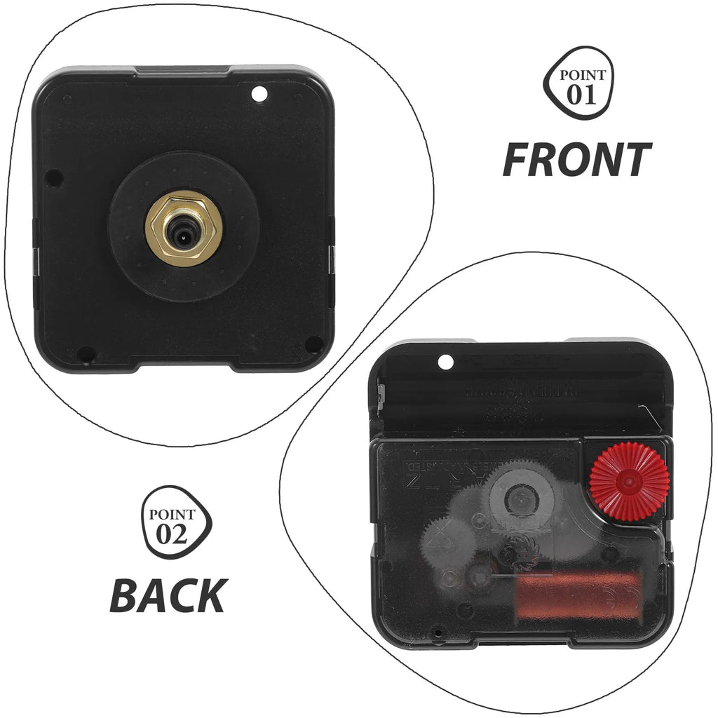 Silent Quartz Clock Mechanism Replacement Wall Movement Battery Zpaxo