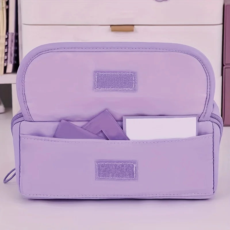 Large Capacity Pencil Case Durable Versatile Tabletop Storage Box Zpaxo
