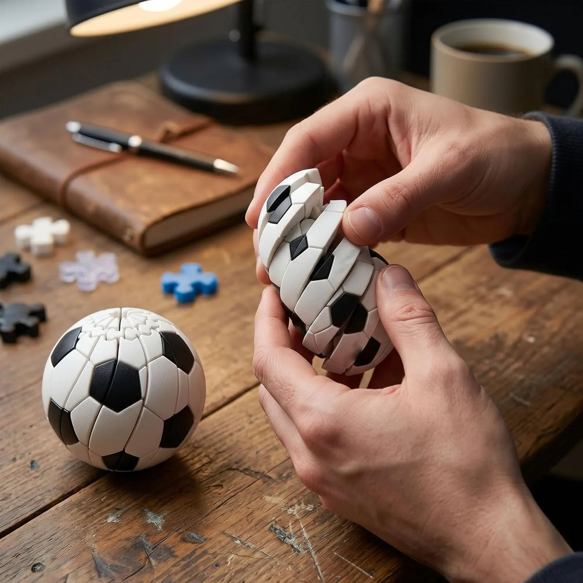 Baseball Fidget Ball 3D Printed Twist Turn Stress Relief Desk Relieve Zpaxo