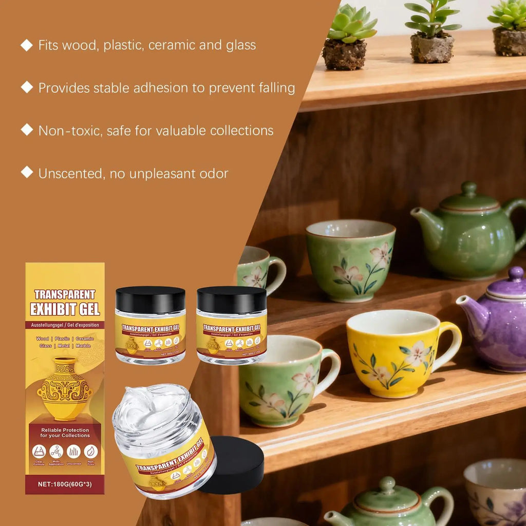 Transparent Museum Putty Gel Removable Adhesive Wall Decor Photos Zpaxo
