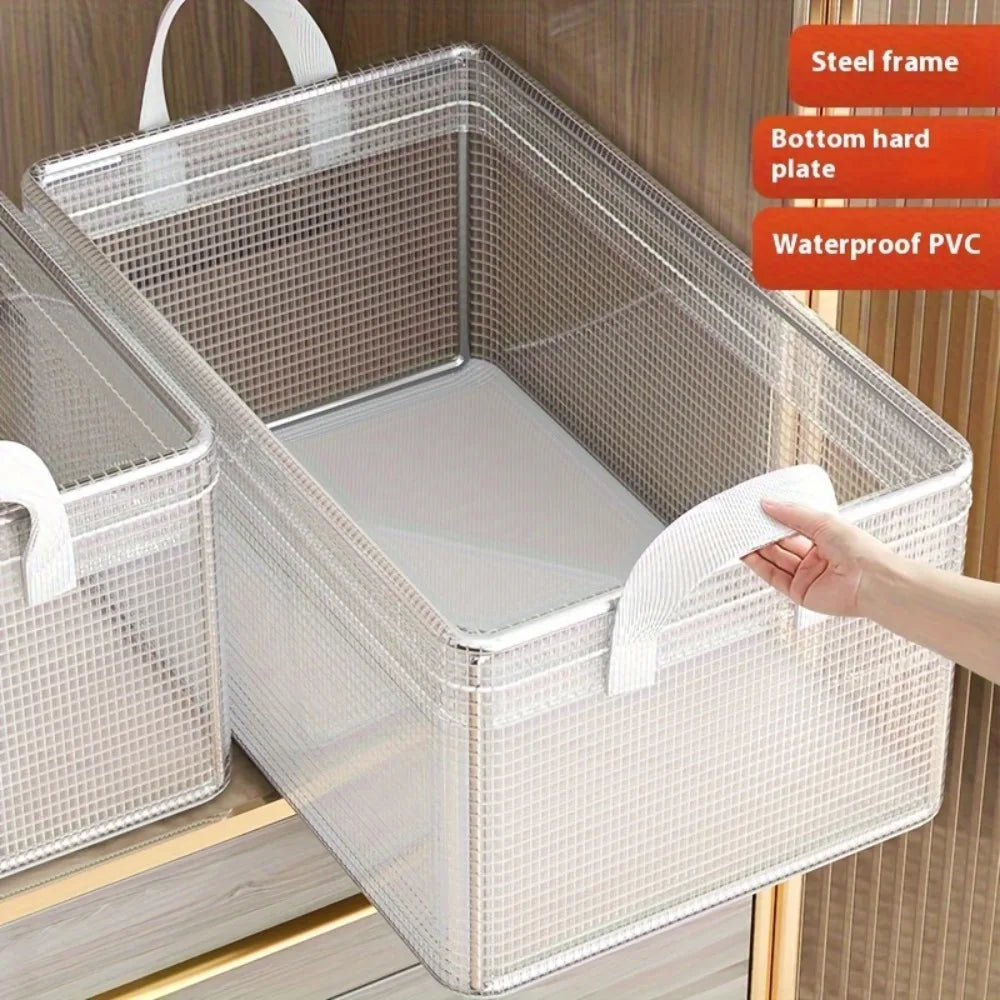 Foldable Storage Drawer Wardrobe Portable Bins Space-saving Closet Zpaxo