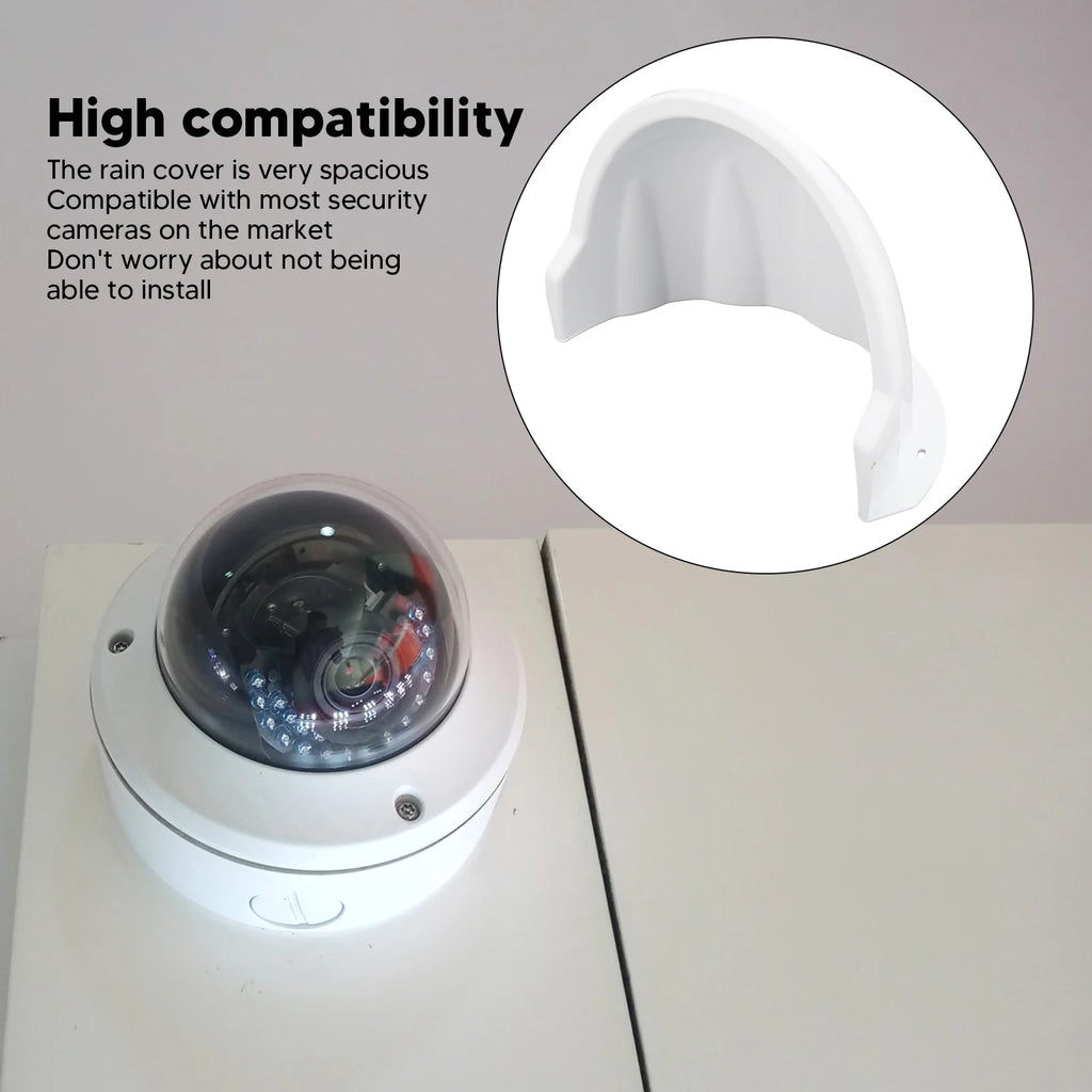 Protective Cover ABS Plastic Sunshade Rain Outdoor Surveillance Camera Zpaxo