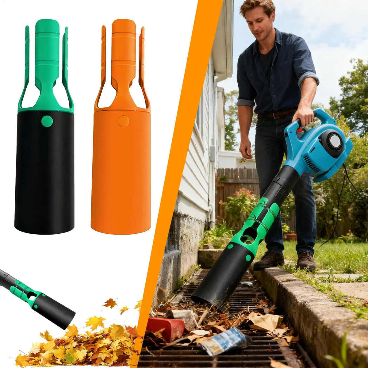 Universal Leaf Blower Nozzle Attachment Turbo Air Flow Booster Zpaxo