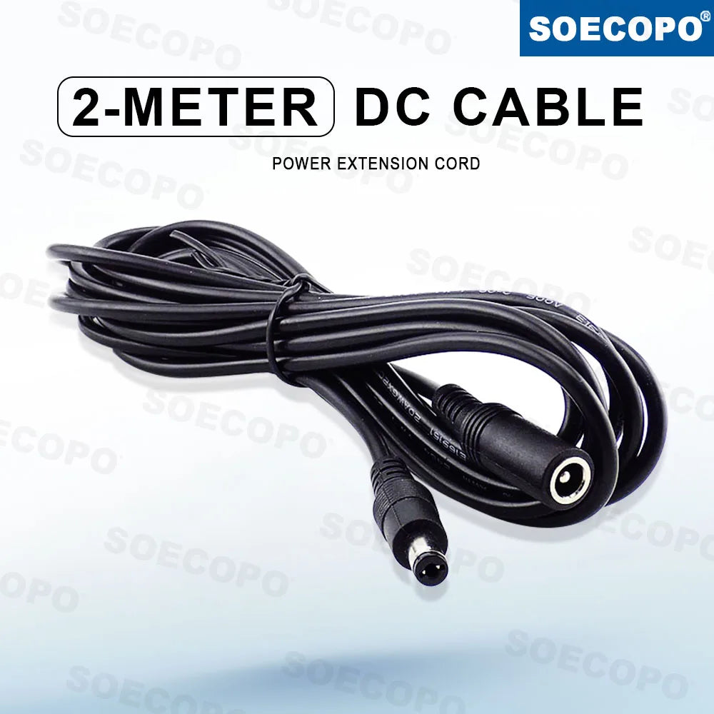 SOECOPO 2 Meter DC Cable Power Extension Cord Solar Panels Multiple Zpaxo