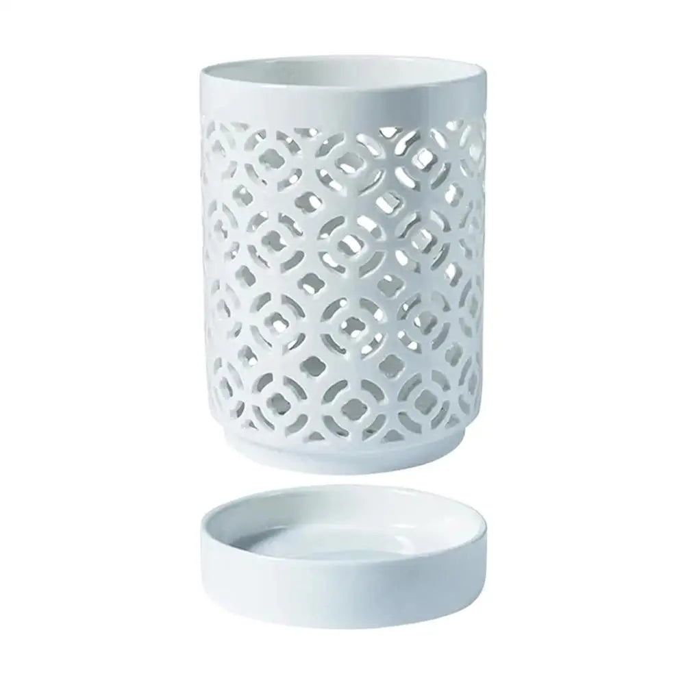 Ceramic Planter Multi-hole Design Container Vase Removable Tray Pots Zpaxo China Mainland White