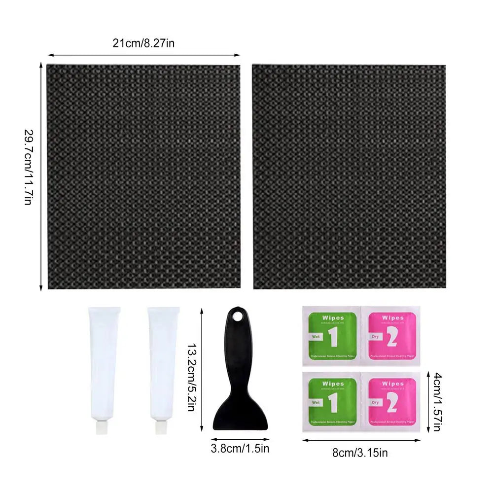 Trampoline Patch Repair Cuttable All Weather Secure Mat Hole Tear Zpaxo A