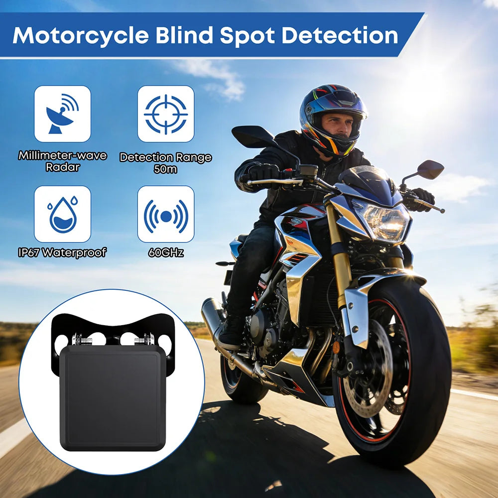 60Ghz Millimeter Motorcycle Blind Spot Detection System Wave Radar Zpaxo