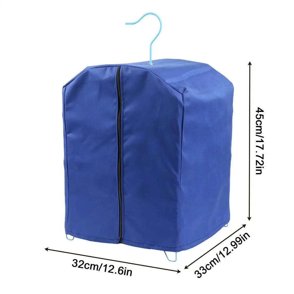 Bird Cage Cover Warm Windproof Zippered Parrot Lovebirds Budgies Zpaxo B only cover