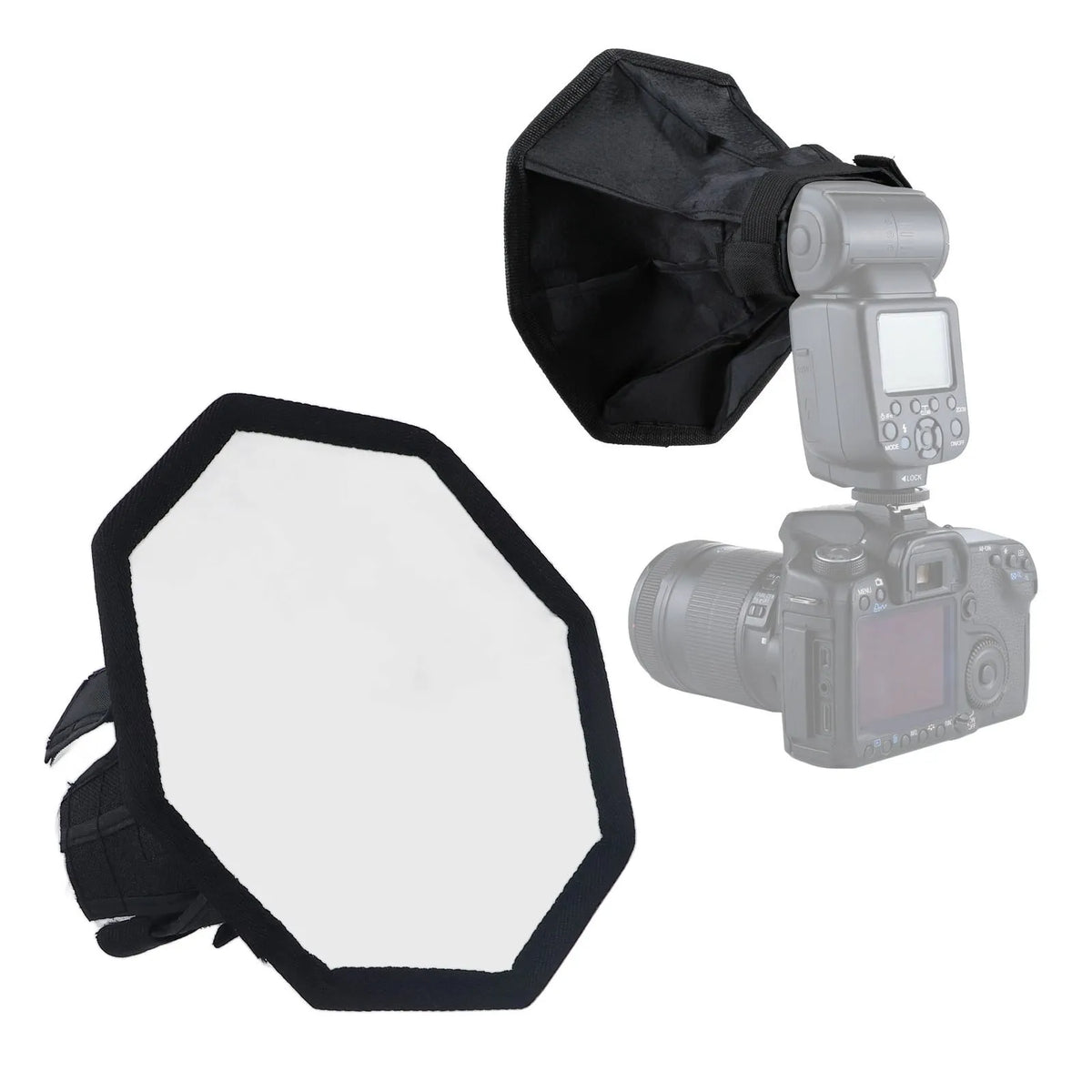 Camera Softbox Nylon Octagonal Foldable Flash Light Diffuser Storage Zpaxo