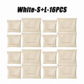 Small Makeup Bag Data Mini Portable Cable Digital Storage Zpaxo Mix-White-16PCS