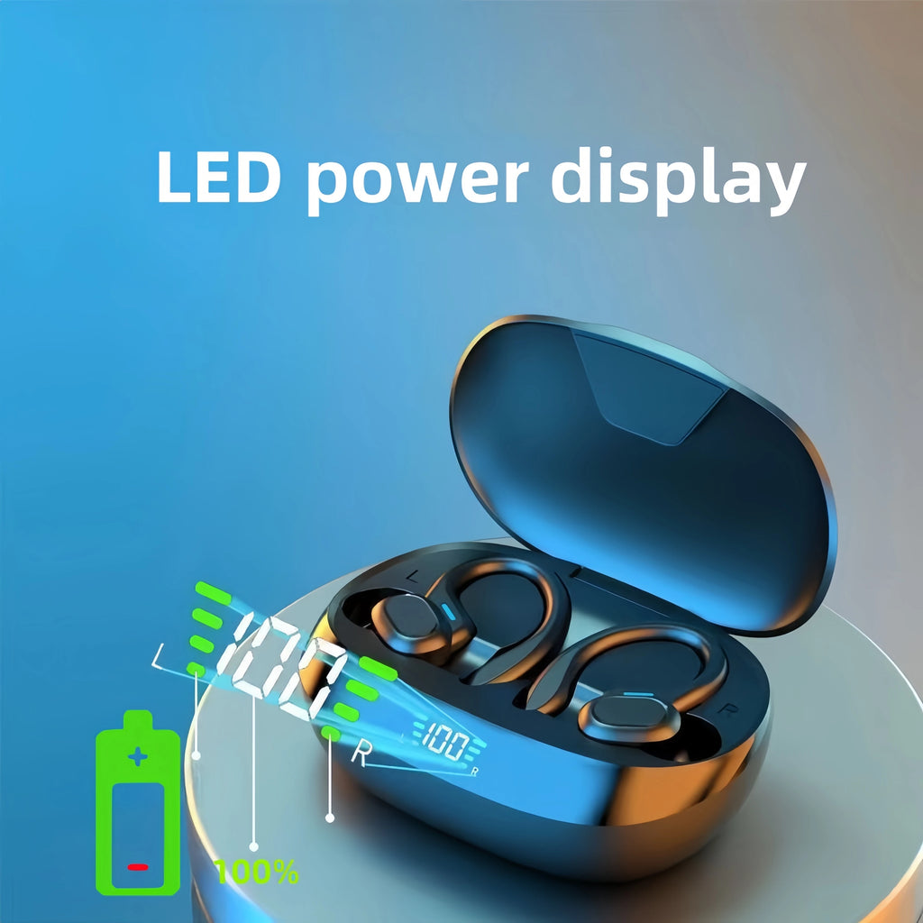 Wireless Open Headphones Ear-mounted Design In-ear Earplugs 36H Zpaxo