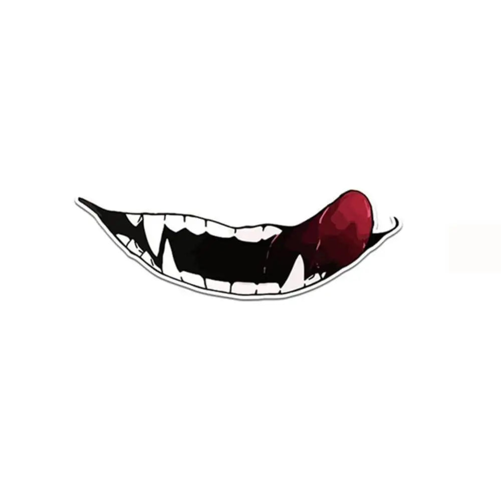 Waterproof Motorcycles Decoration Accessories Scratch Sticker Zpaxo S-Tongue