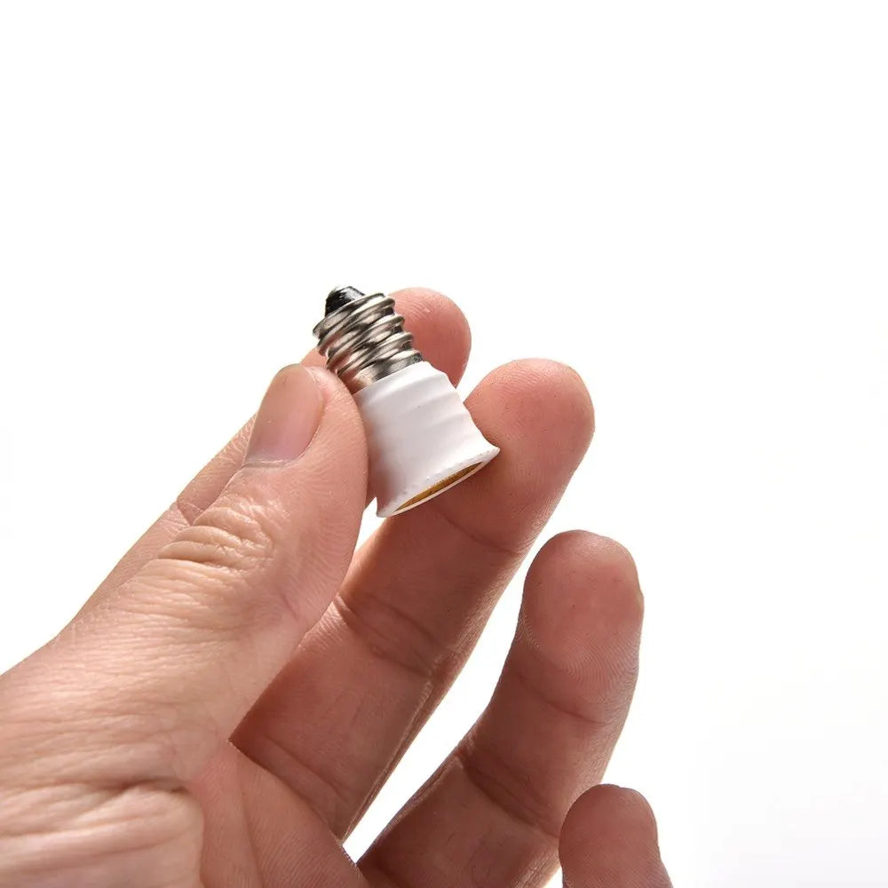 E12 E14 Lamp Holder Converter Bulb Adapter Socket Light Base Lighting Zpaxo